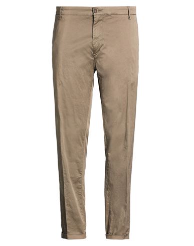 Re_hash Man Pants Taupe Size 46 Cotton, Elastane