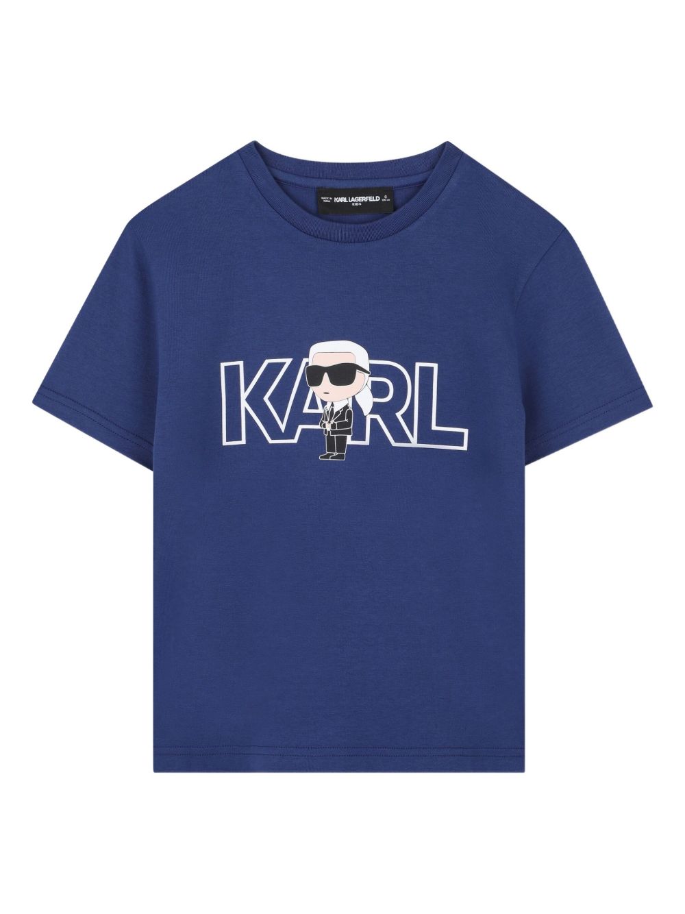 Graphic-logo T-shirt - Blue
