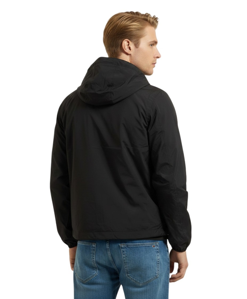 Black Regular Hood Jacket