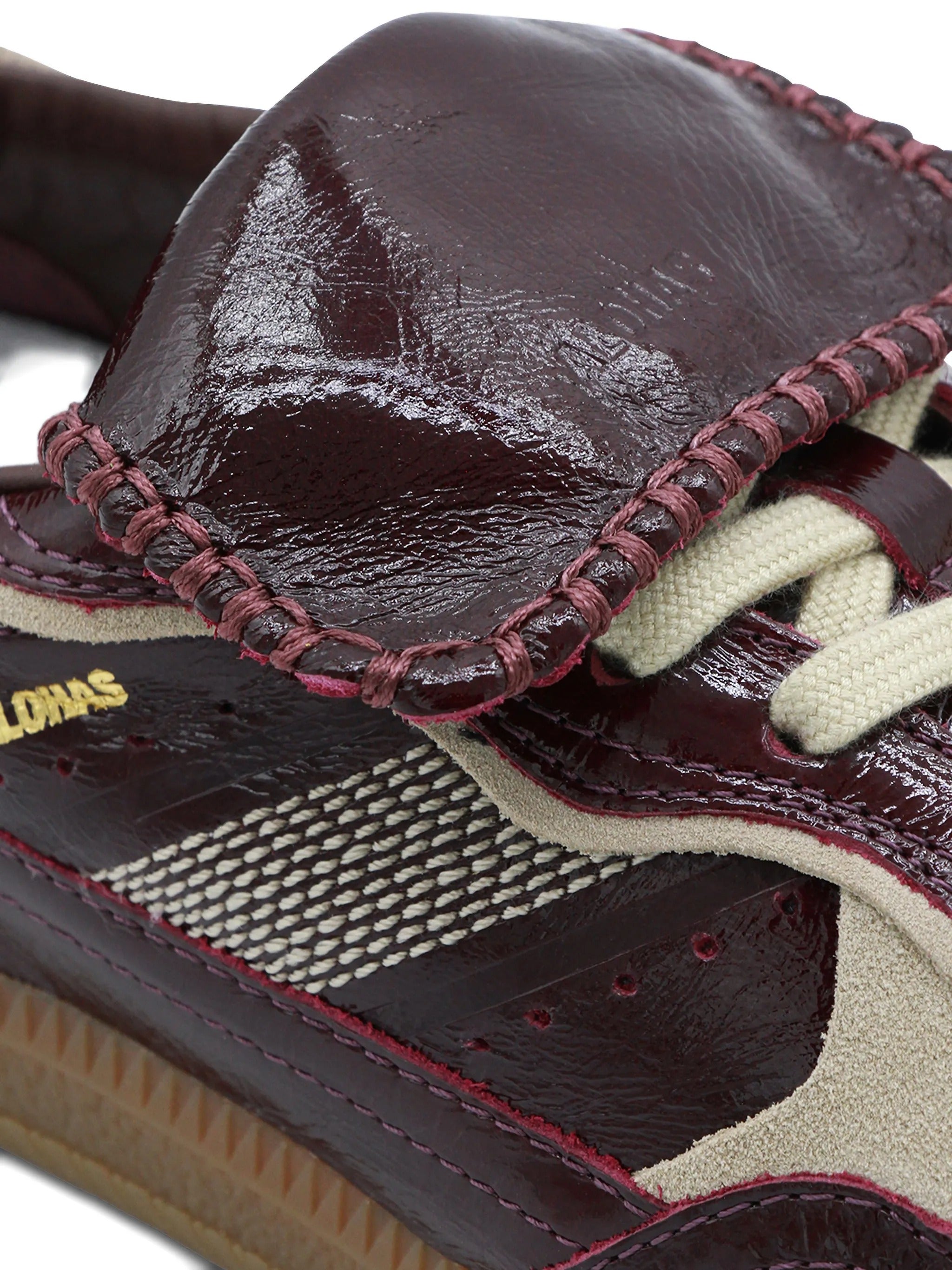 Alohas Tb.490 Club Patent Deep Burgundy Leather Sneaker