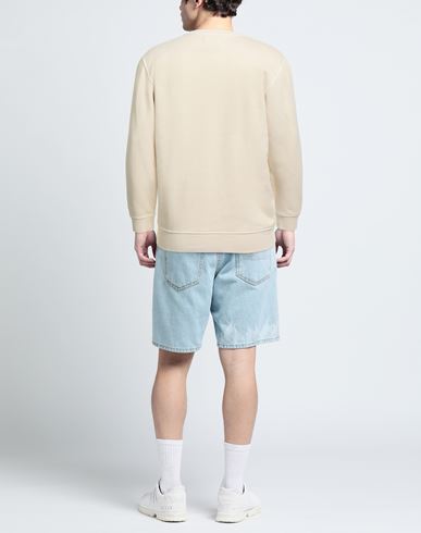Man Sweatshirt Ivory Size XXL Cotton