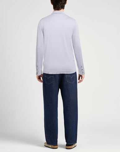 Man Sweater Lilac Size 40 Mulberry silk, Cashmere
