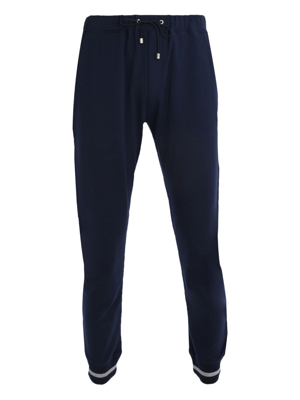 Drawstring-cuff track pants - Blue
