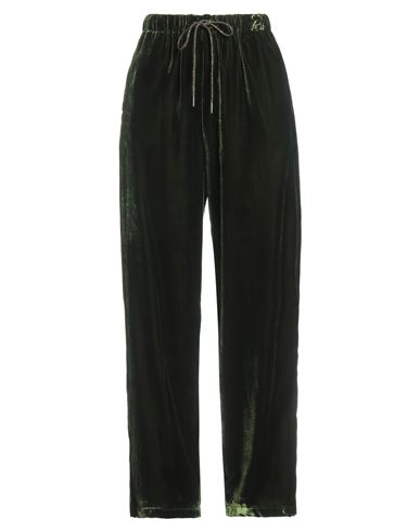 Woman Pants Green Size S Rayon, Viscose