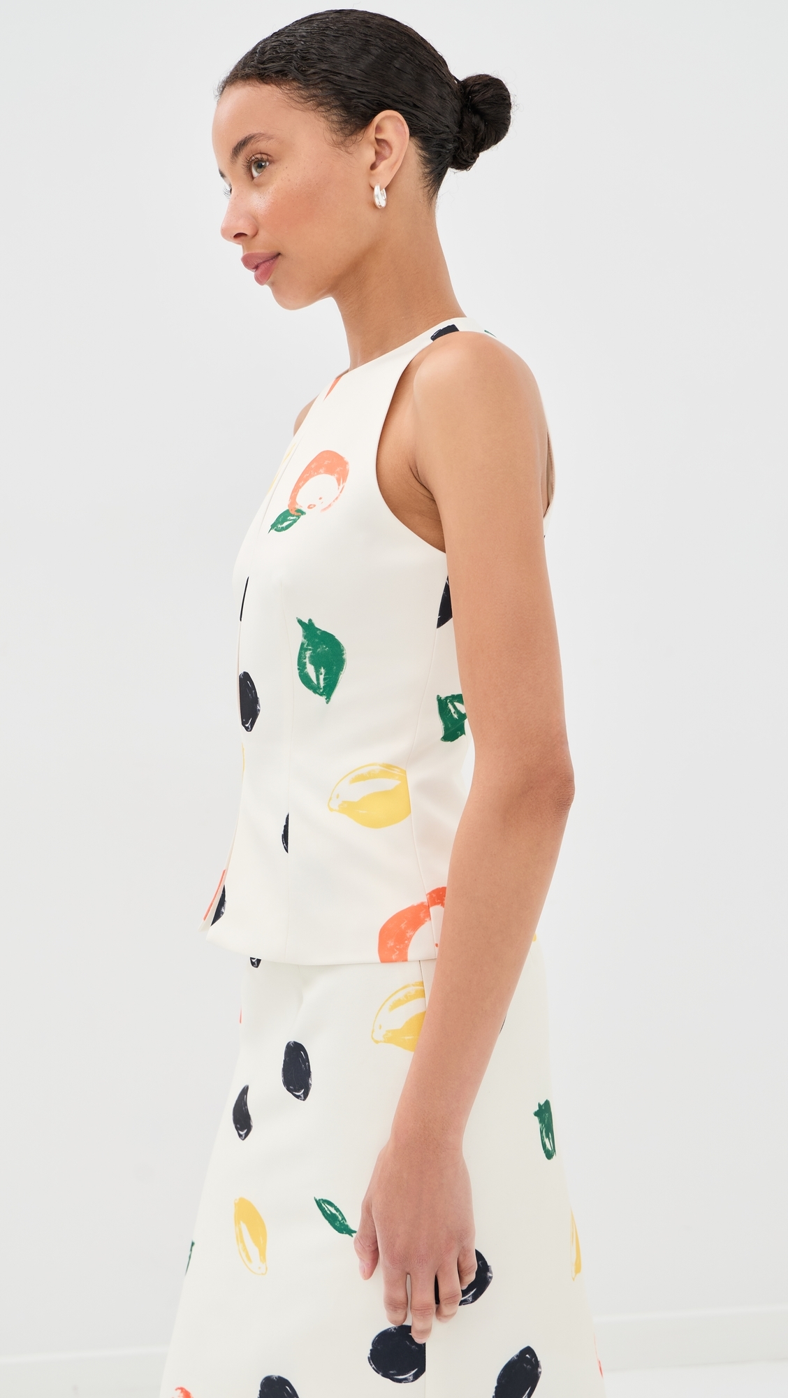 Amelia Top Citrus Spots