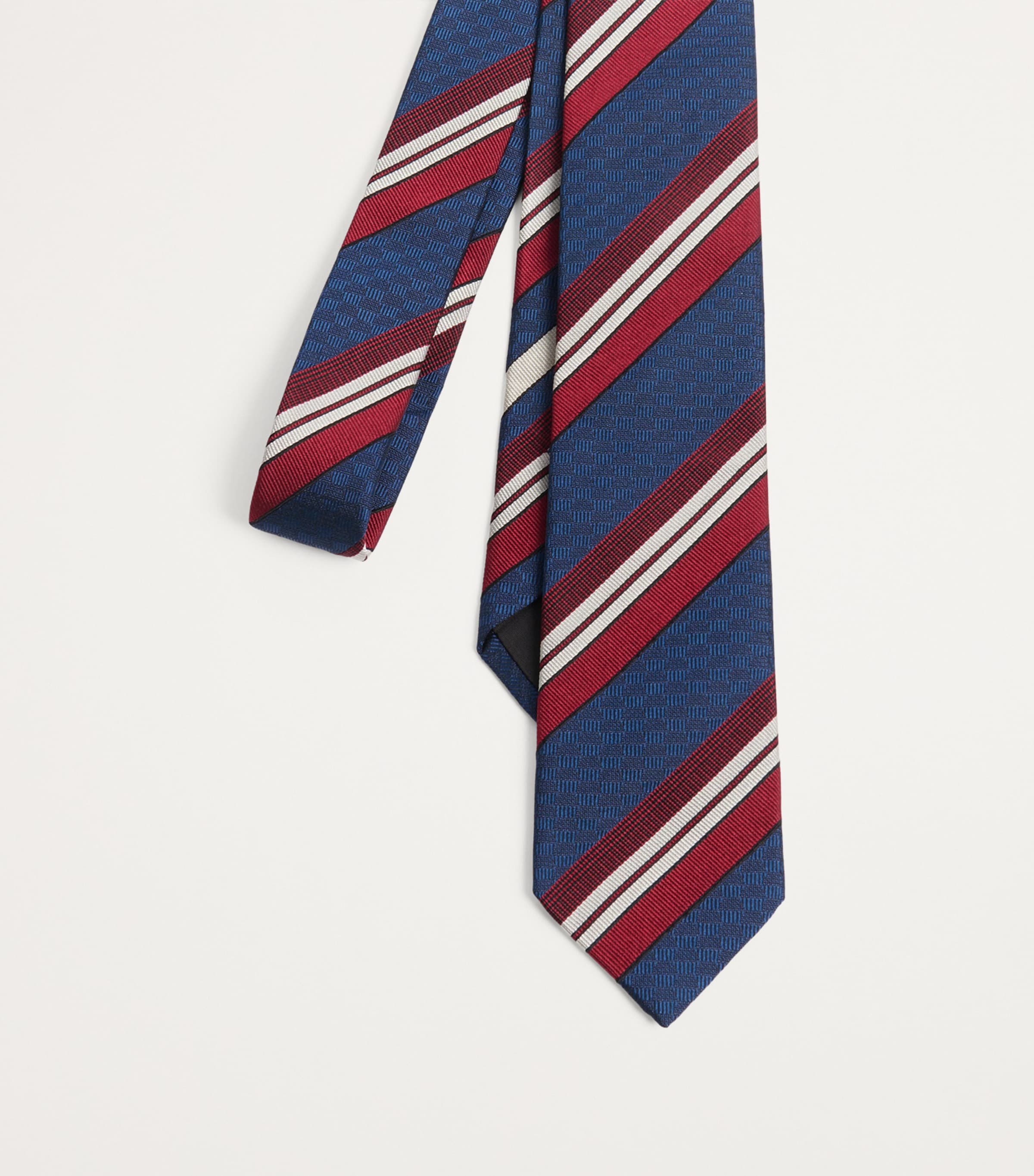 Silk Striped Jacquard Tie