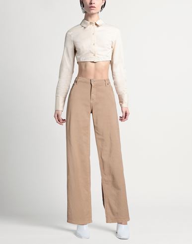 Woman Jeans Light brown Size XS Lyocell, Cotton, Elastane
