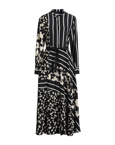 Woman Maxi dress Black Size 10 Silk