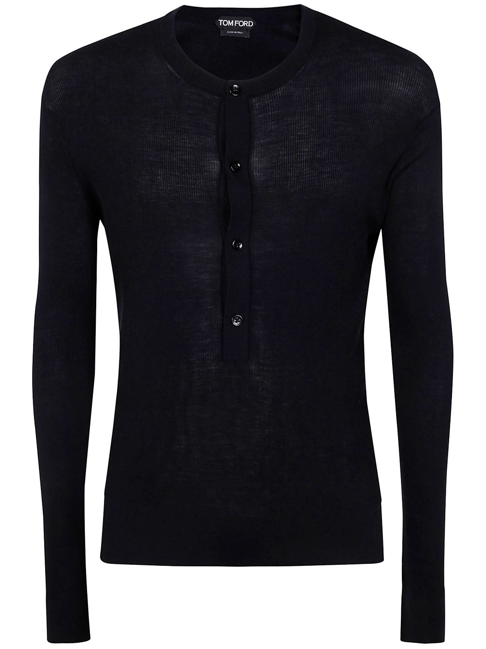 Round neck sweater - Black