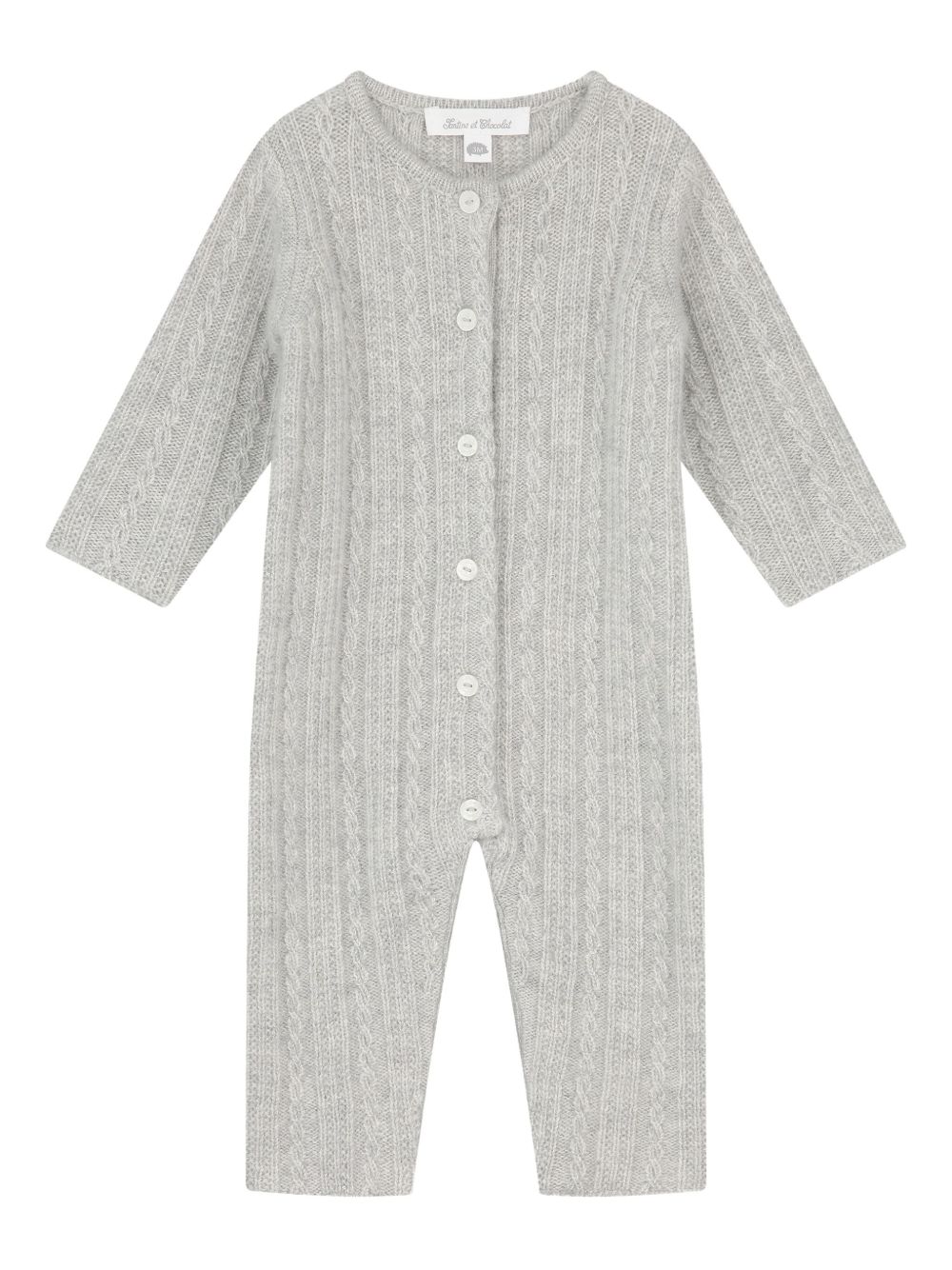 Knitted romper - Grey