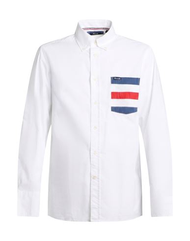 Façonnable Man Shirt White Size M Cotton