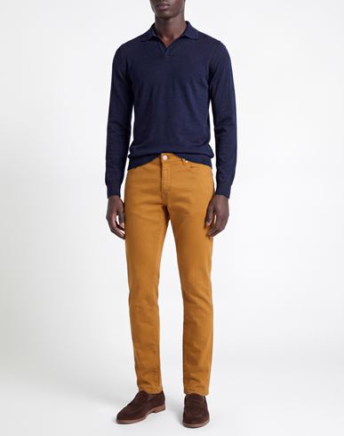 Man Jeans Camel Size 32 Lyocell, Cotton, Polyester, Elastane