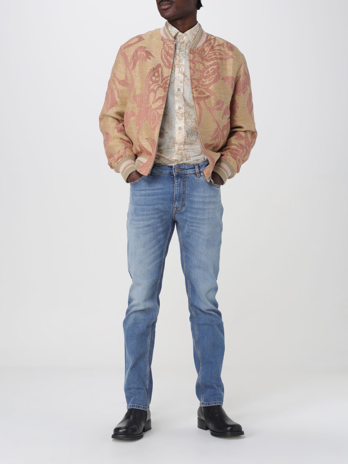 Floral-print shirt - White