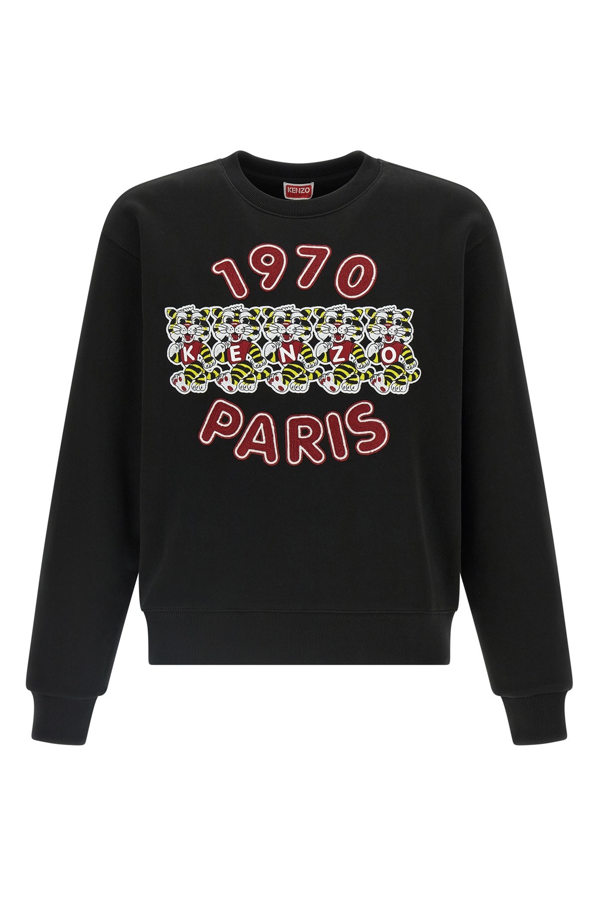 'Wild Tiger Embroidered' Sweatshirt