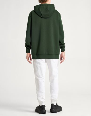 Man Sweatshirt Dark green Size M Polyester, Viscose, Elastane