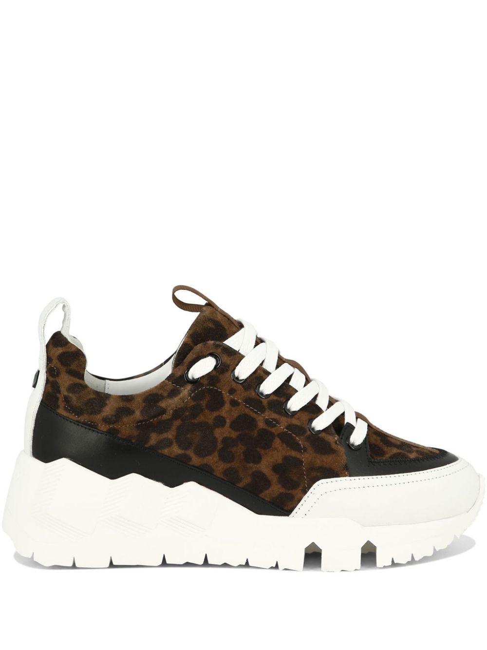 Street Life leopard-print sneakers - Brown