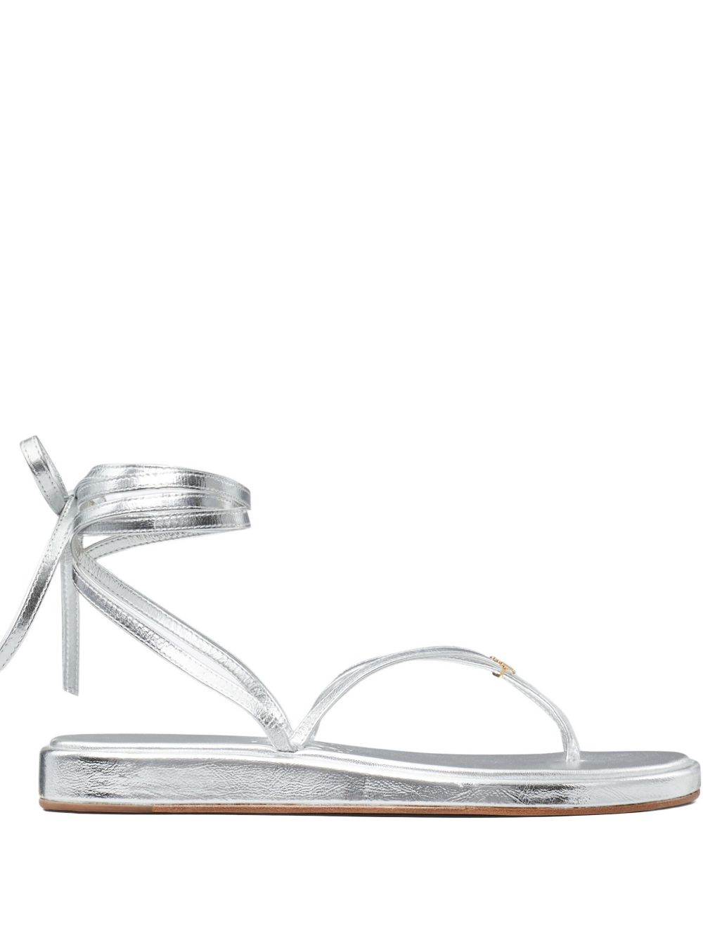 Capri metallic strappy sandals - Silver