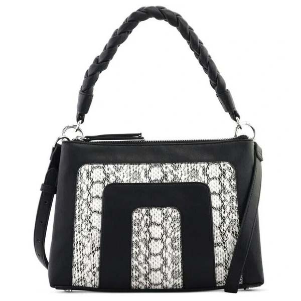 Twisted-handle Shoulder Bag