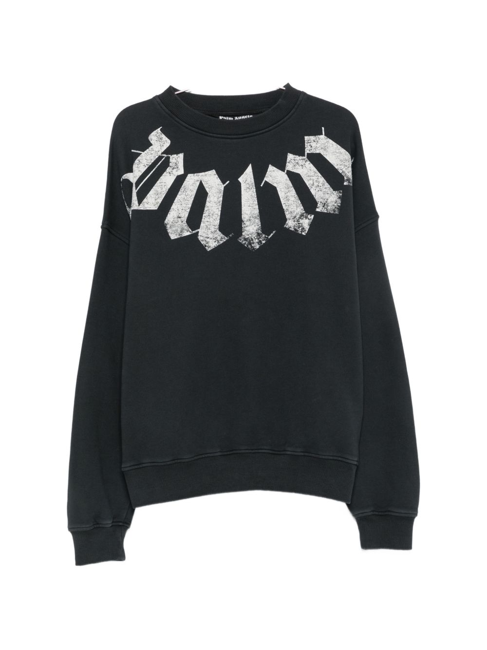 Logo-Printed Cotton Sweatshirt — Black