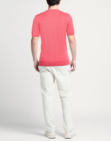Man Sweater Coral Size M Cotton