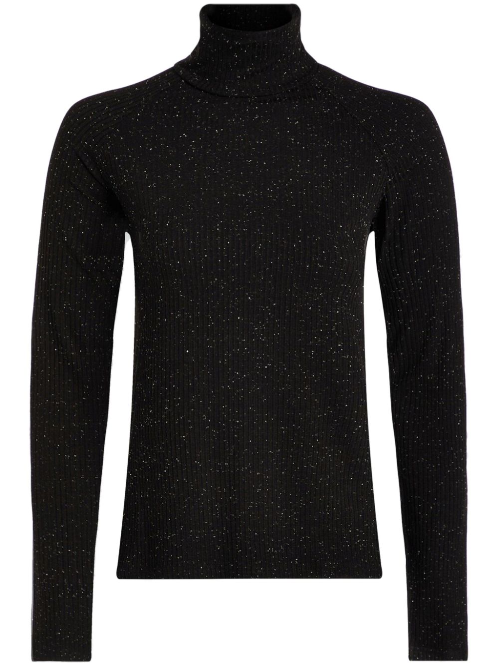 Roya roll-neck T-shirt - Black