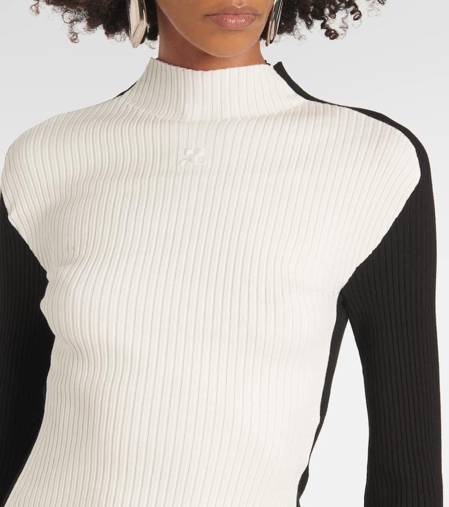 Courrèges Colorblocked minidress