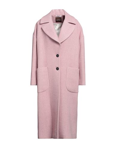 Woman Coat Pink Size 6 Wool, Polyester, Polyamide