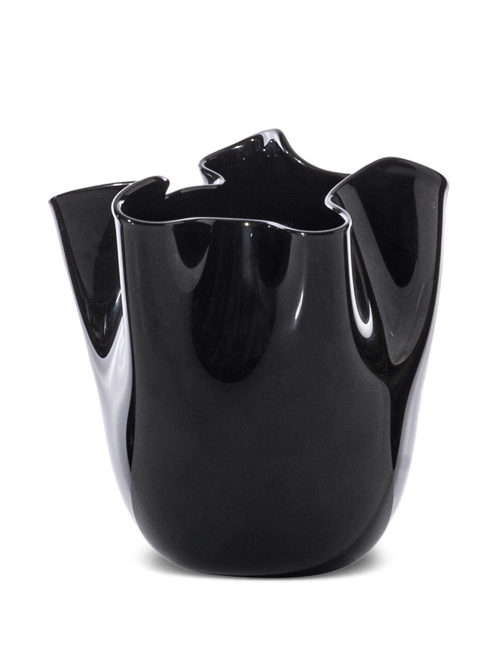 Venini Bathrobe vase - Black