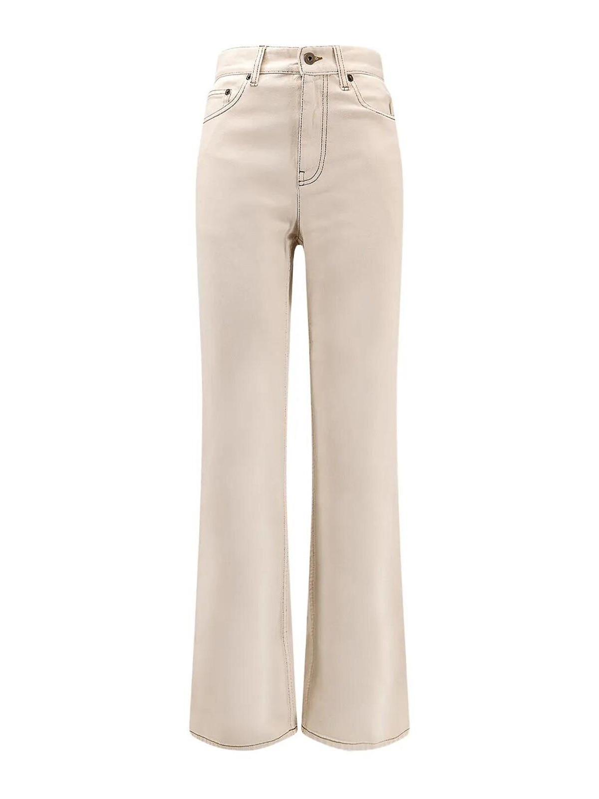 Pants Woman color Beige