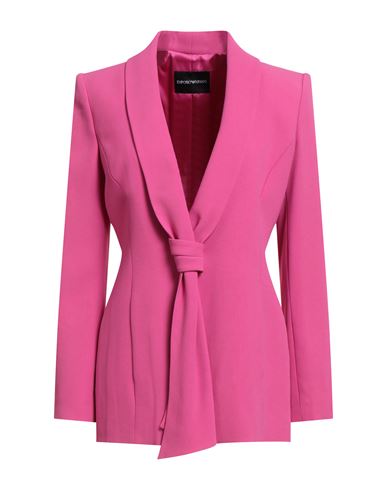Woman Blazer Fuchsia Size 4 Viscose, Acetate, Elastane