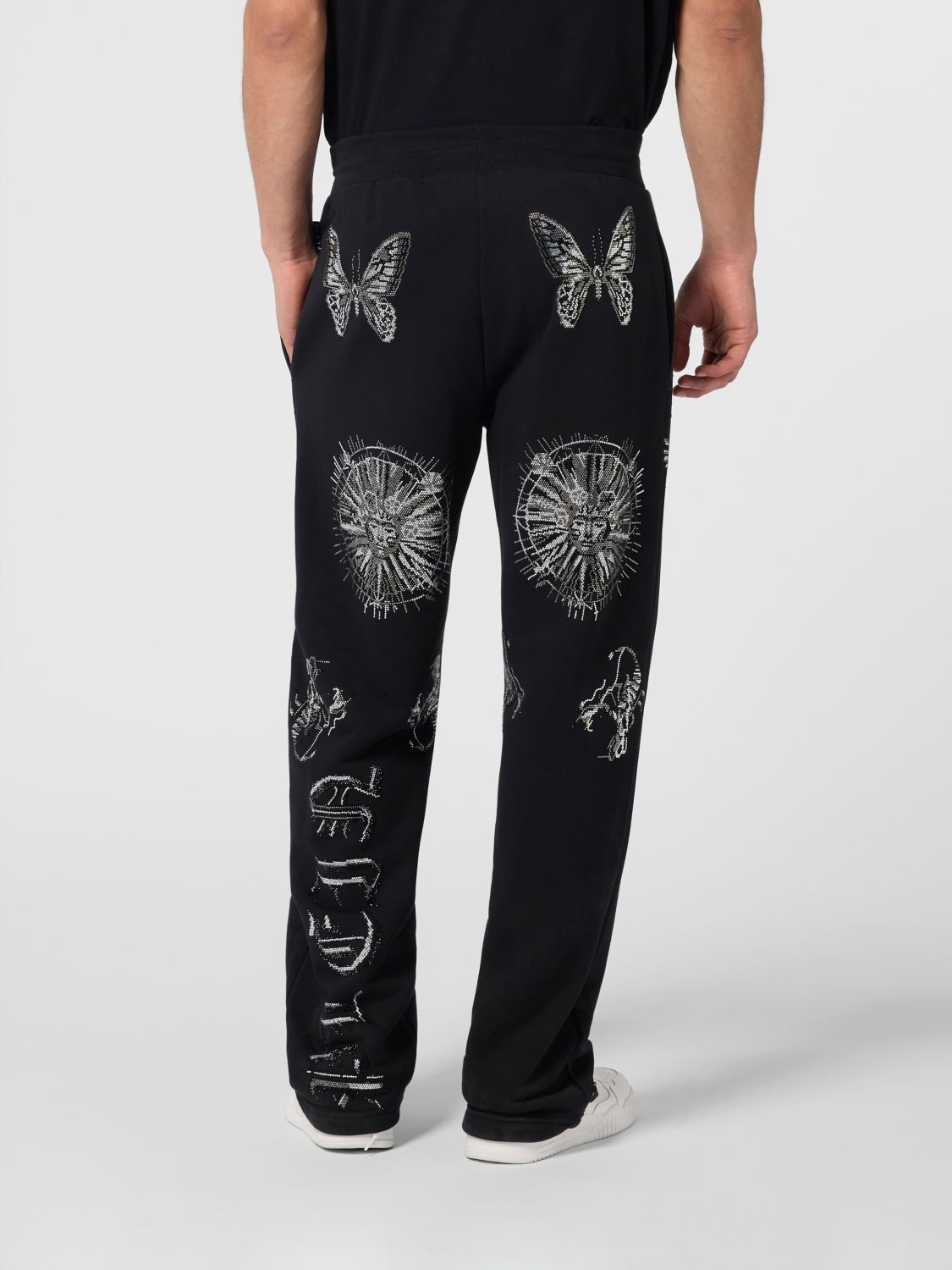 Pants Men color Black