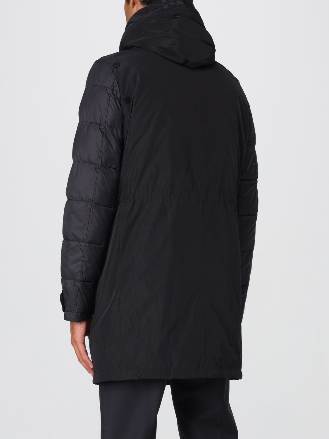 Coat Men color Black