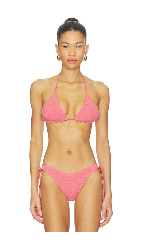 Bond Eye Ingrid Triangle Bikini Top in Roya