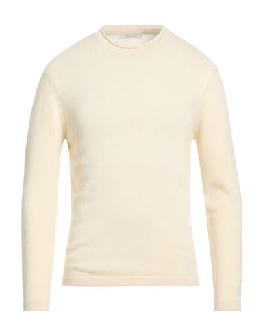 Man Sweater Beige Size L Virgin Wool