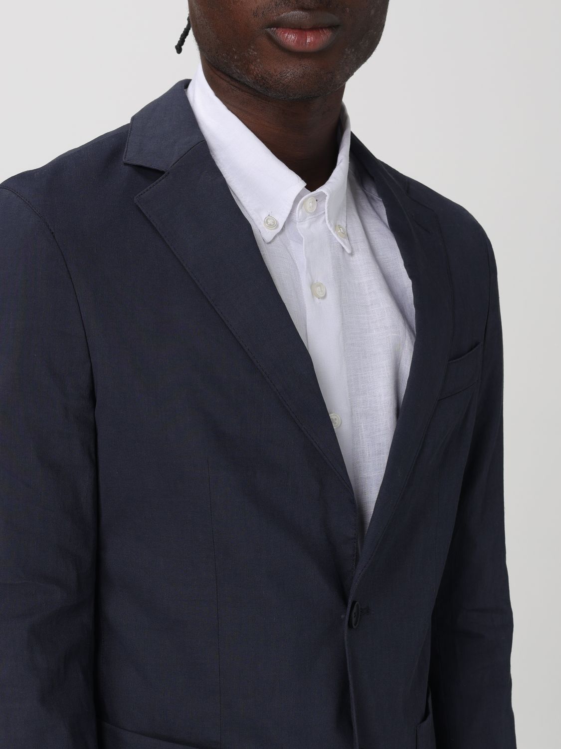 Jacket Men color Blue