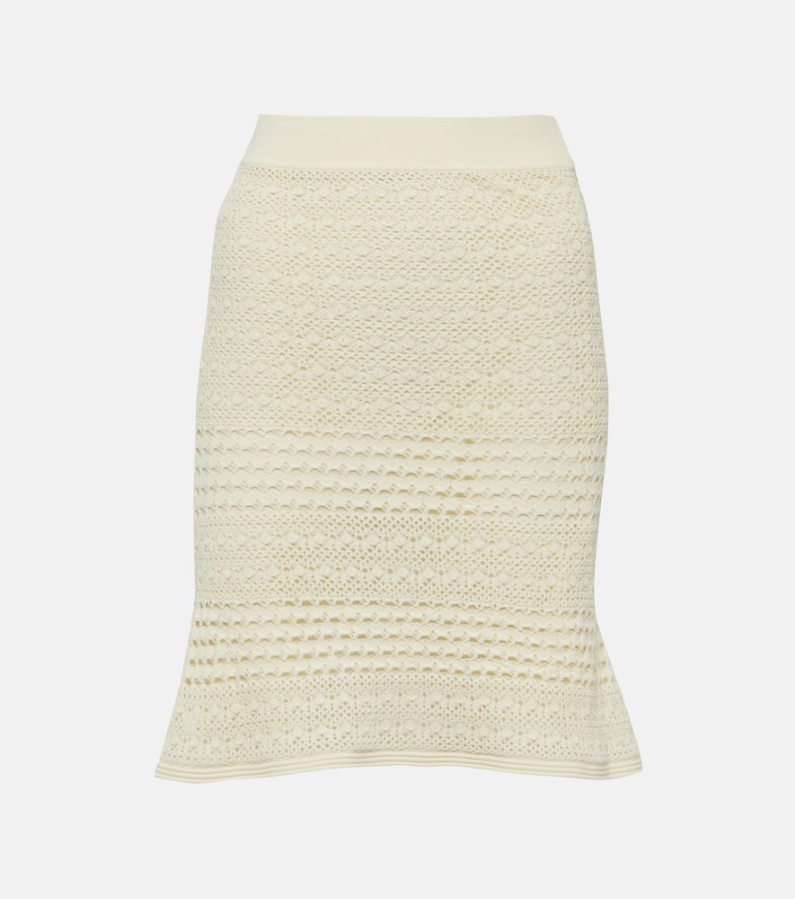 Crochet miniskirt