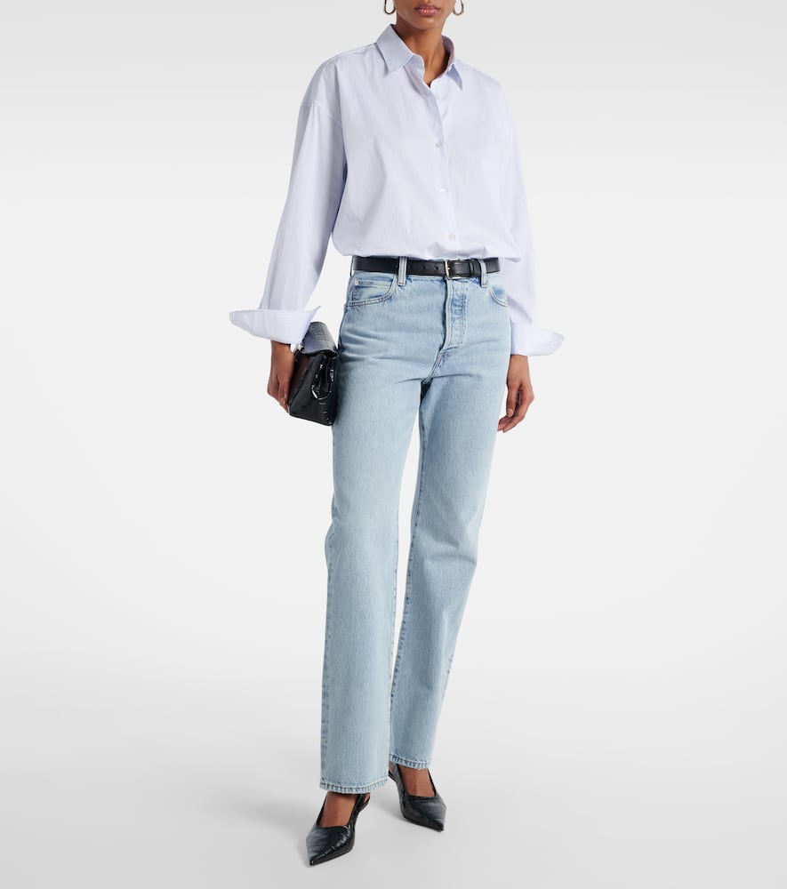 Staple high-rise straight jeans