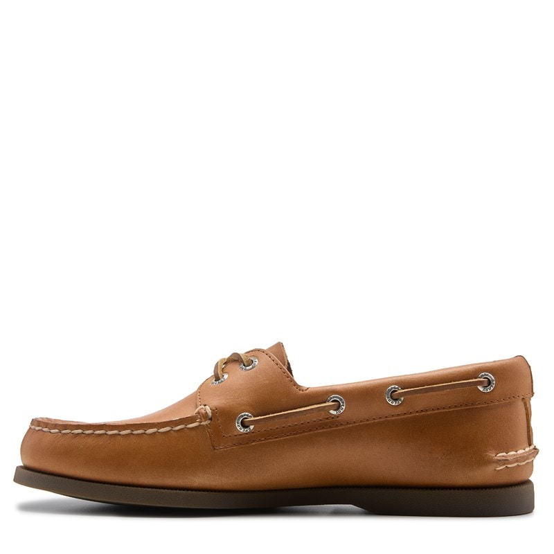 Men's Authentic Original 2 Eye Leather Boat Shoes (Royal Brown)