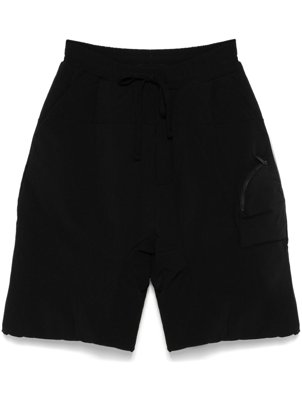 Padded bermuda shorts - Black