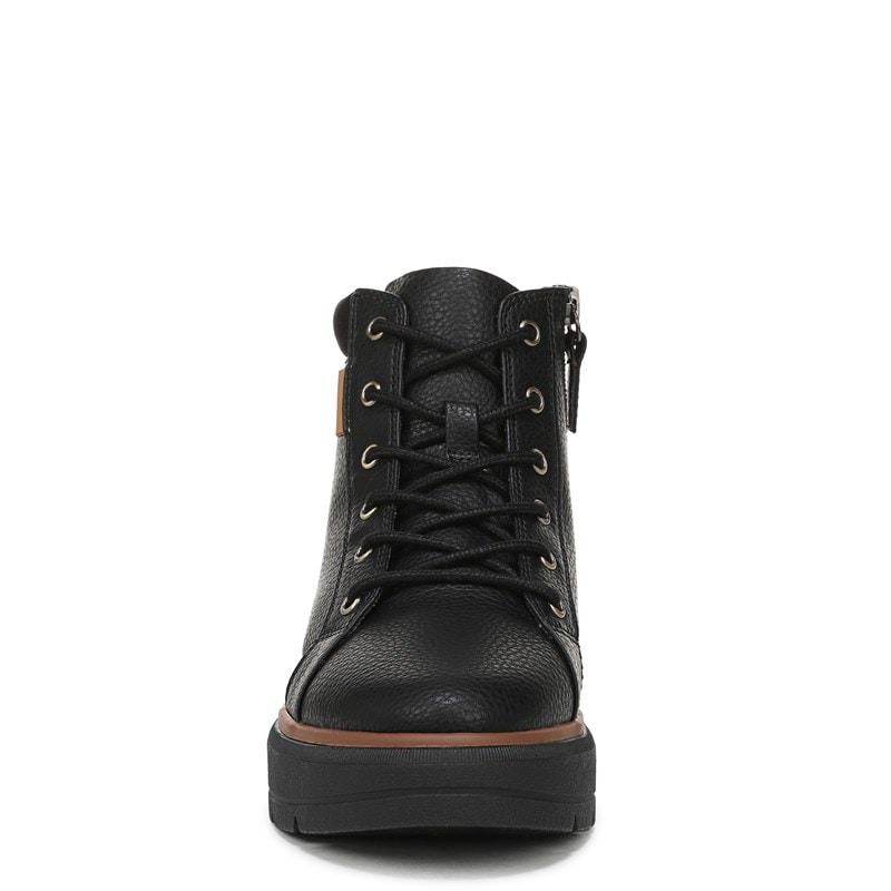 Women's Nice Day Max Alpine Ankle Boots (Black Faux Leather)