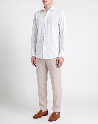 Man Shirt White Size 16 Cotton