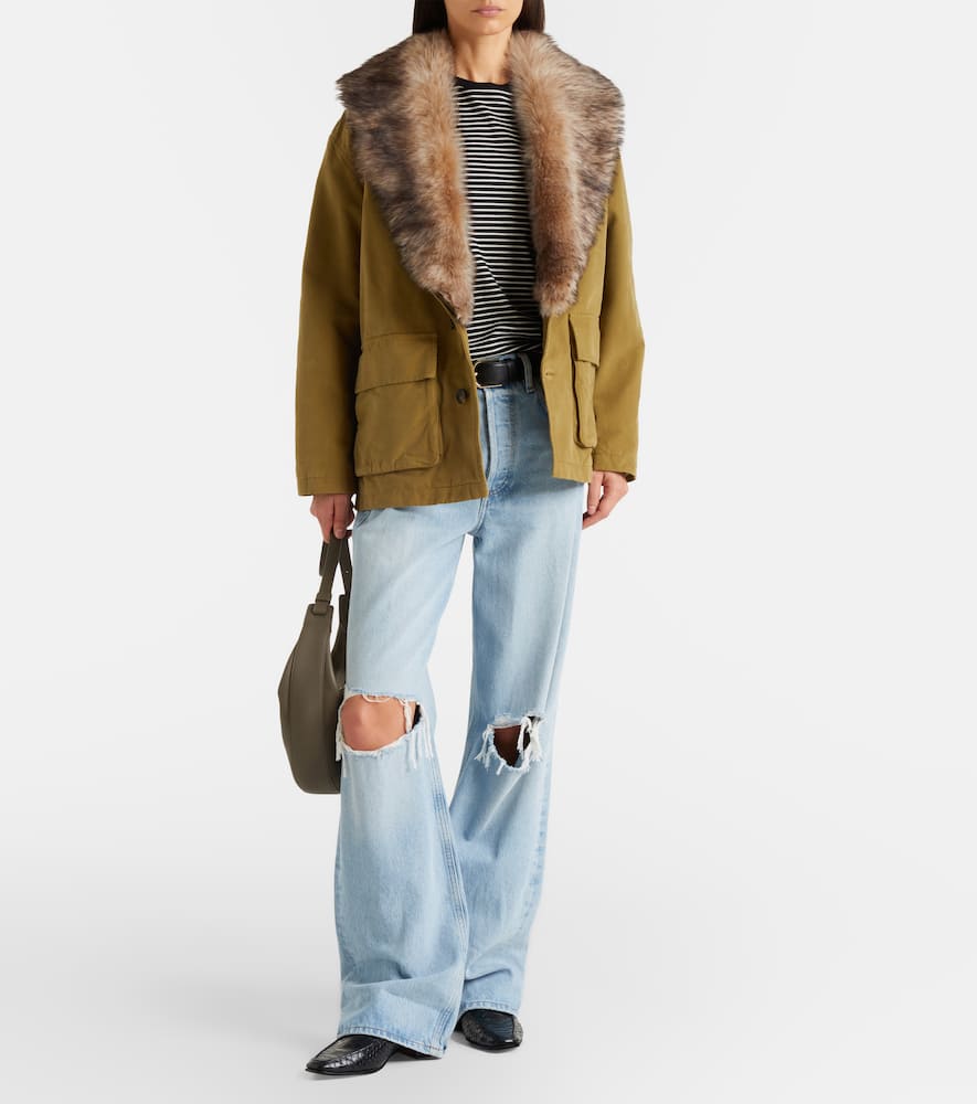 Ronay shearling-trimmed cotton parka