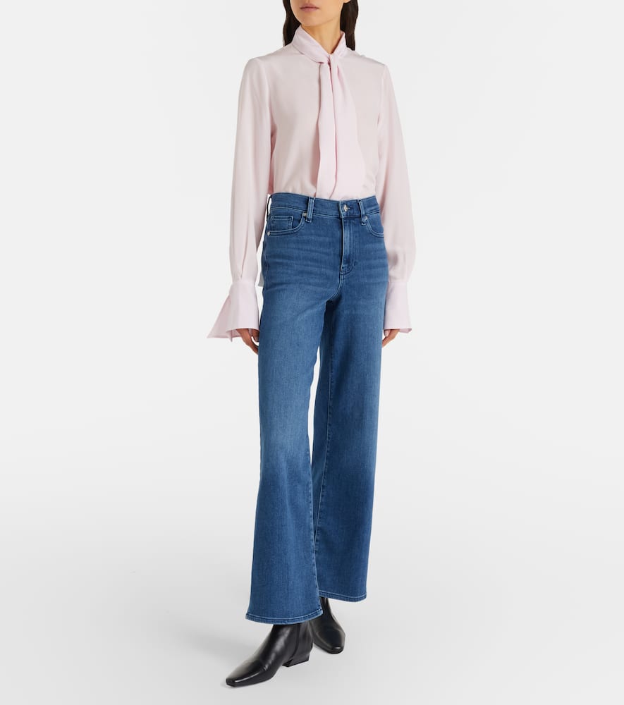 Le Slim Palazzo wide-leg jeans
