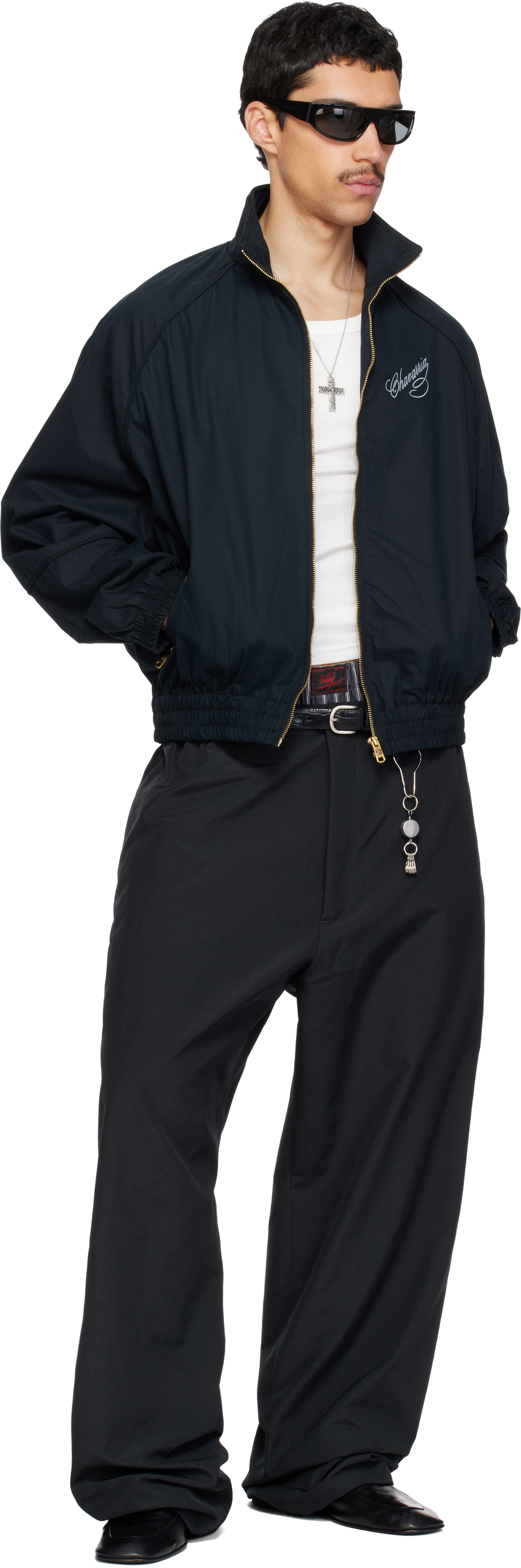 Black Toluca Trousers