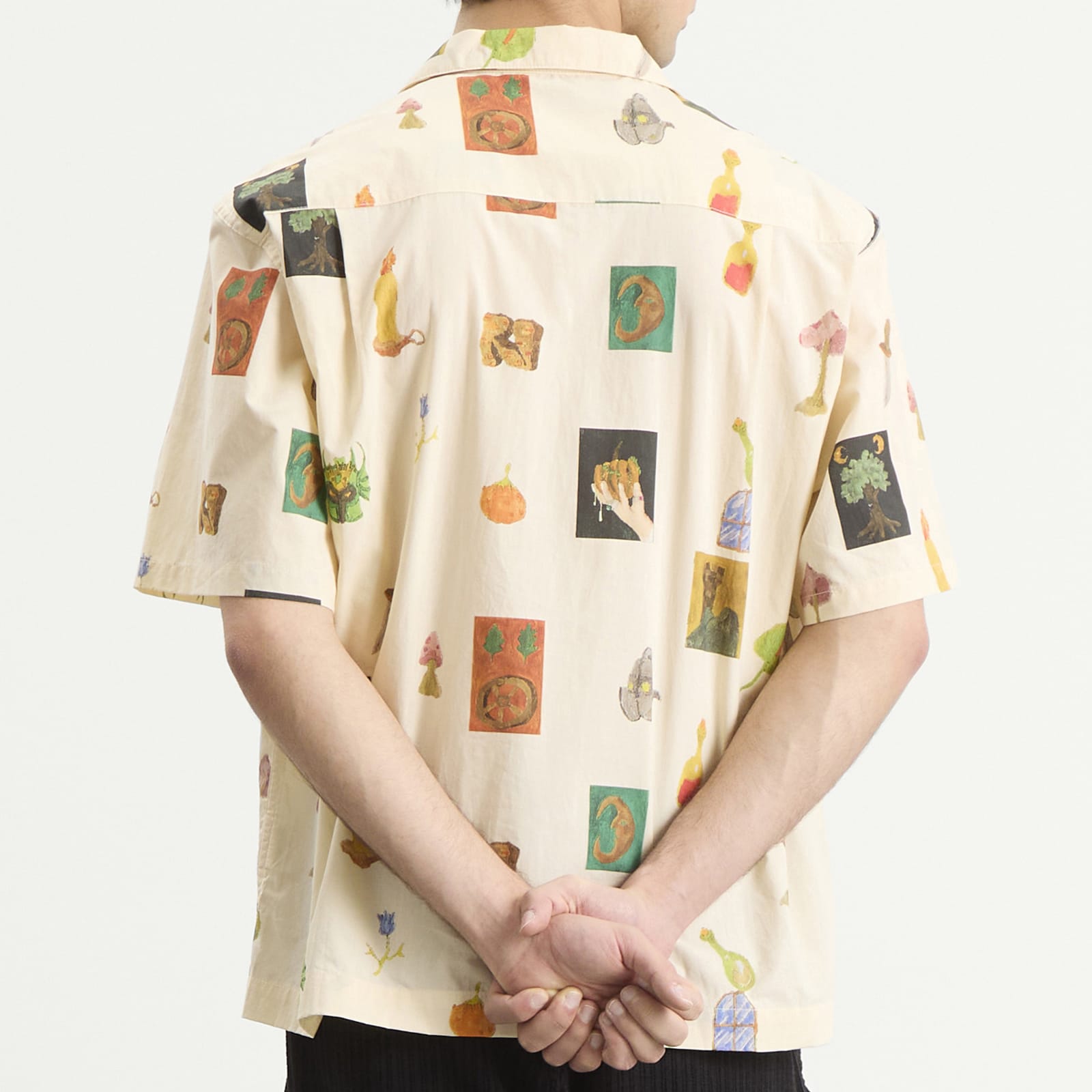 Men's Motley Shirt in Ecru