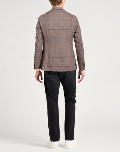 L. b.m. 1911 Man Blazer Taupe Size 40 Cotton