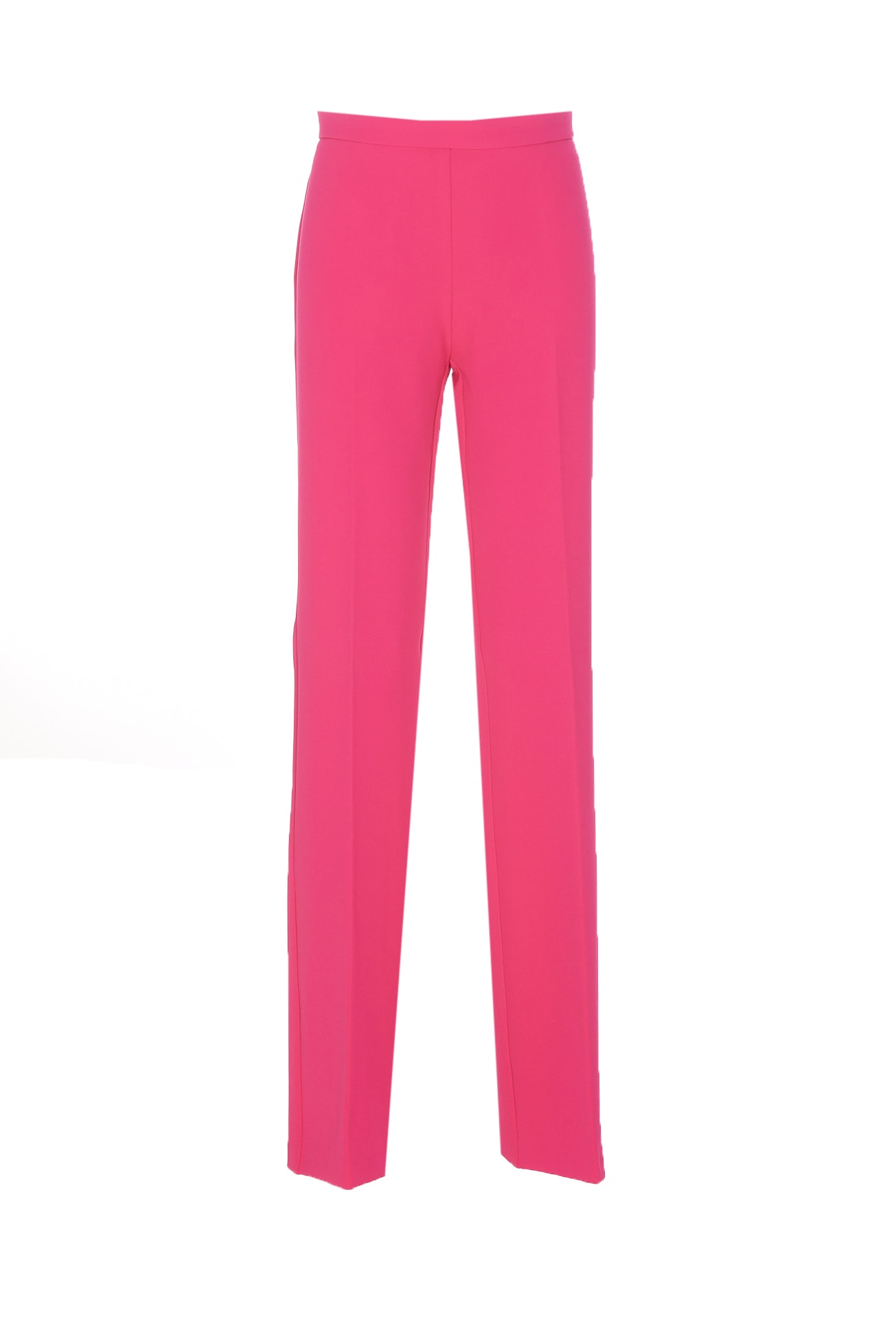 High-waisted tailored trousers