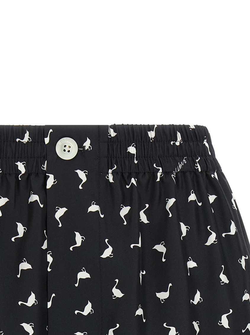 Moschino - oche shorts button piping back pocket
