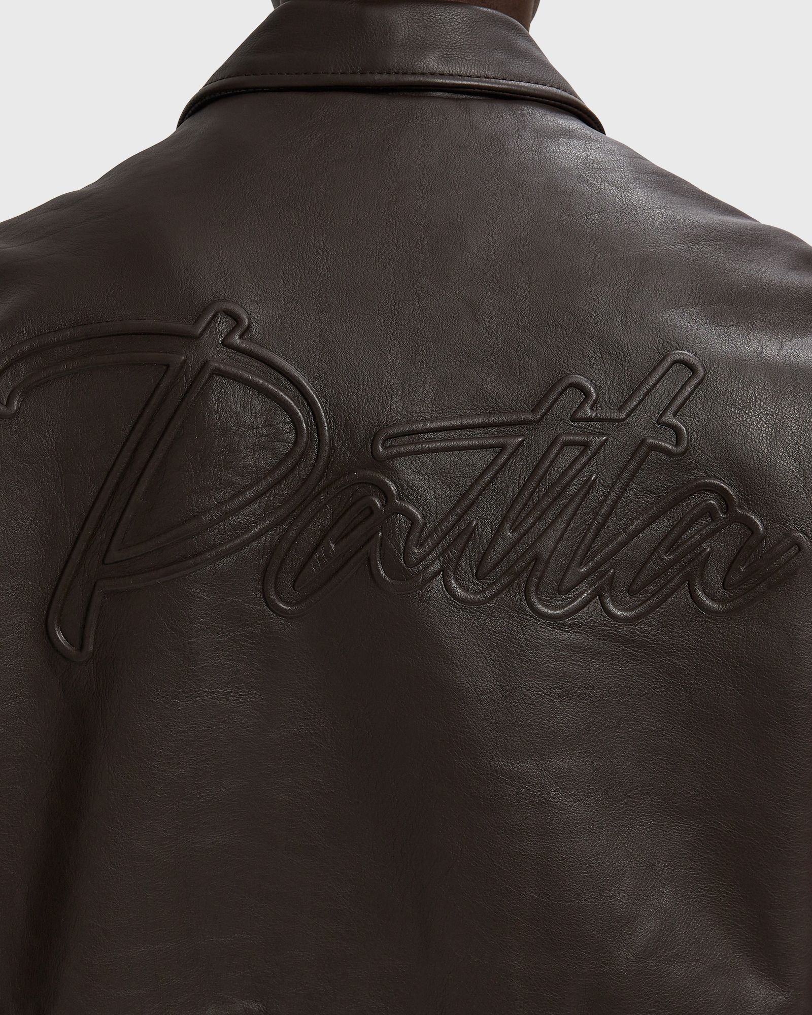 Leather Bomber Jacket