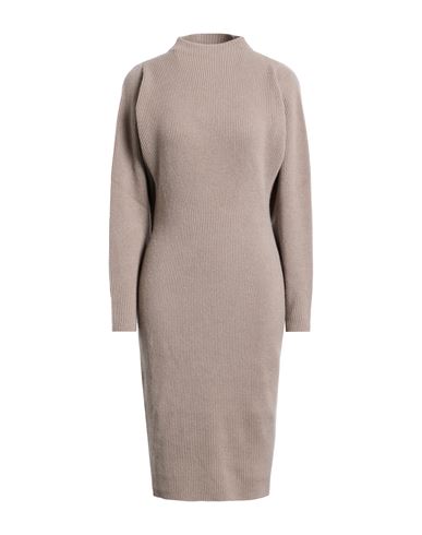 Woman Midi dress Taupe Size XS Cashmere